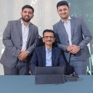 Kedar Mangrola - COO, Girirajsinh R. Vansia - Founder & Managing Partner, Yuvrajsinh Solanki - CEO, Magneto Brokers