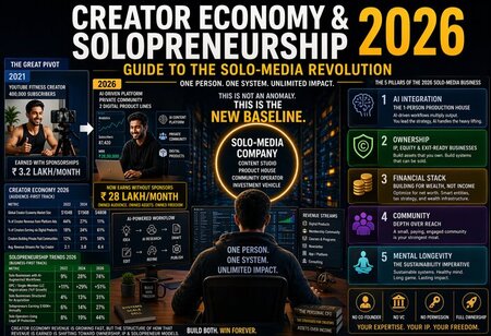 Creator Economy & Solopreneurship 2026: Guide to Solo-Media Revolution