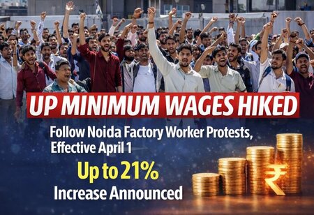 UP Govt Announces Interim Hike in Minimum Wages After Noida Protests UP Govt Announces Interim Hike in Minimum Wages After Noida Protests