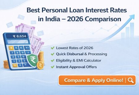 Best Personal Loan Interest Rates in India 2026 Comparison