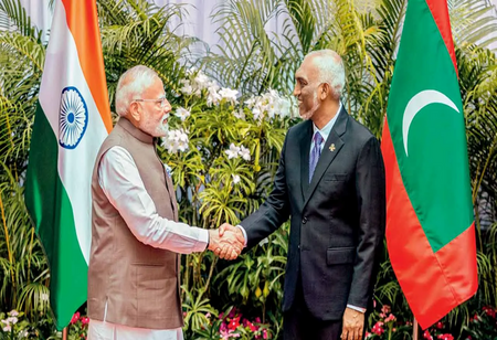 India Maldives Boost Bilateral Ties With 8 Pacts on UPI Debt Relief Fisheries and FTA