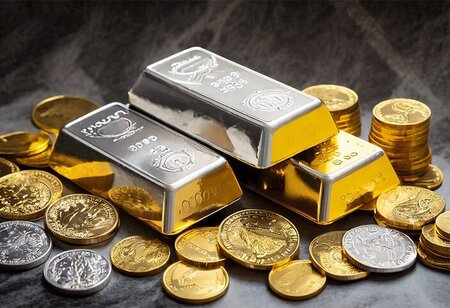 Gold & Silver Ease from Record Highs; Set for Best Month Since 1980