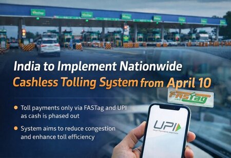 India to Implement Nationwide Cashless Tolling System from April 10 India to Implement Nationwide Cashless Tolling System from April 10
