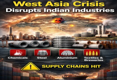 West Asia Crisis Disrupts Key Indian Industries Supply Chains Hit