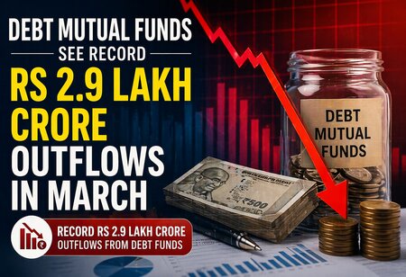 Debt Mutual Funds See Record Rs 2.9 Lakh Crore Outflows in March