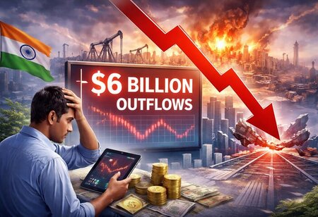 West Asia Crisis Drive USD 6 Bn Outflows Retail Investors Turn Cautious