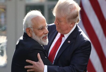 Trump Wishes Modi on 75th Birthday Discusses India US Ties