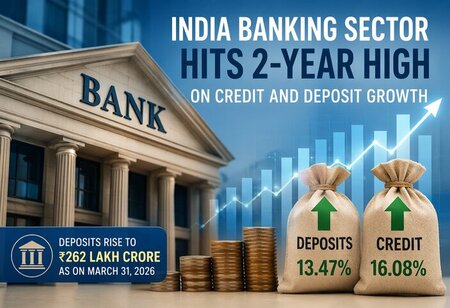 India Banking Sector Hits 2 Year High in Credit and Deposit Growth India Banking Sector Hits 2 Year High in Credit and Deposit Growth