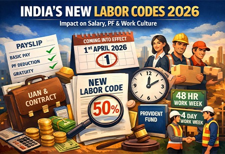 India's New Labor Codes 2026: Impact on Salary, PF, and Work Culture