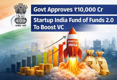 Govt Approves Rs 10000 Cr Startup India Fund of Funds 2.0 to Boost VC