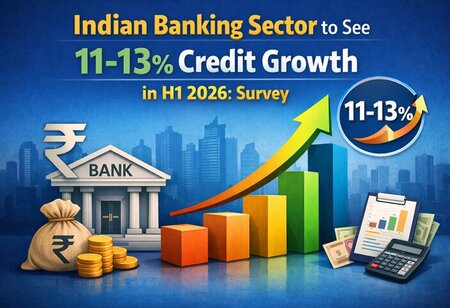 Indian Banking Sector to See 11 13 Percent Credit Growth in H1 2026 Survey