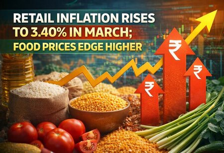 Retail Inflation Rises to 3.40 percent in March Food Prices Edge Higher Retail Inflation Rises to 3.40 percent in March Food Prices Edge Higher