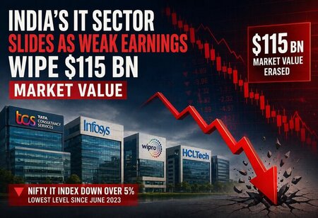 Insia's IT Sector Slide as Weak Earnings Wipe $115 Bn Market Value