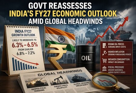 Govt Reassesses India's FY27 Economic Outlook Amid Global Headwinds