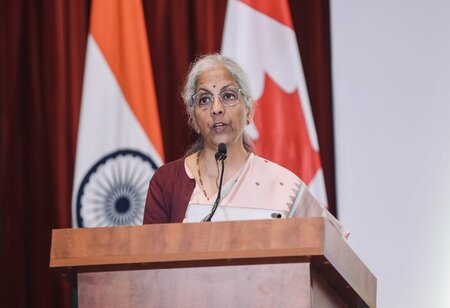 FM Sitharaman Urges Canadian Financial Firms to Boost India Investment